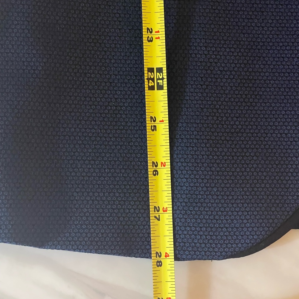 Kenneth Cole Reaction 40R Slim Fit Sportcoat Blue Black Trim Evening Jack - Picture 7 of 9